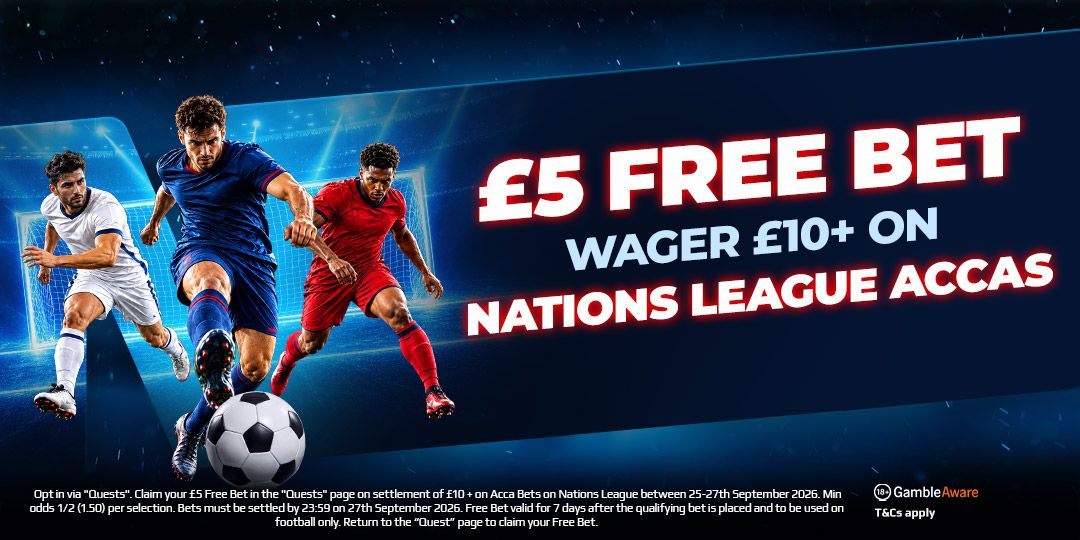 Nations League Free Bet Offer