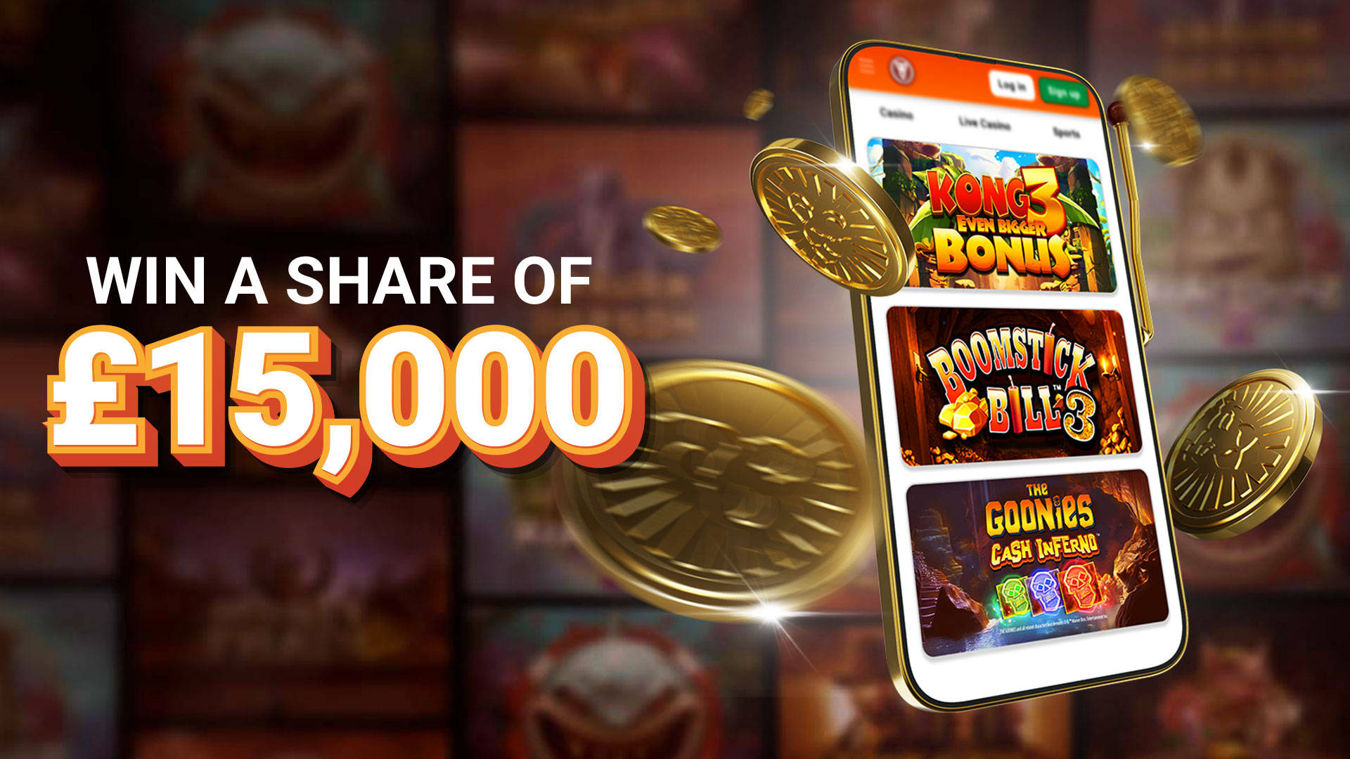 £15,000 PRIZE DRAW IS HERE!