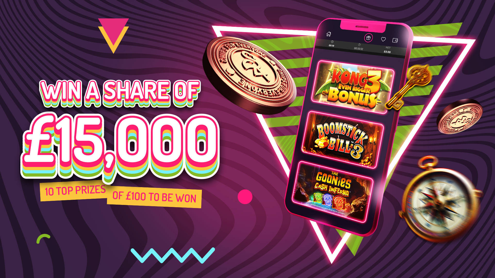 THE £15,000 PRIZE DRAW IS HERE!